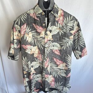 Floral Print Men's Aloha Shirt